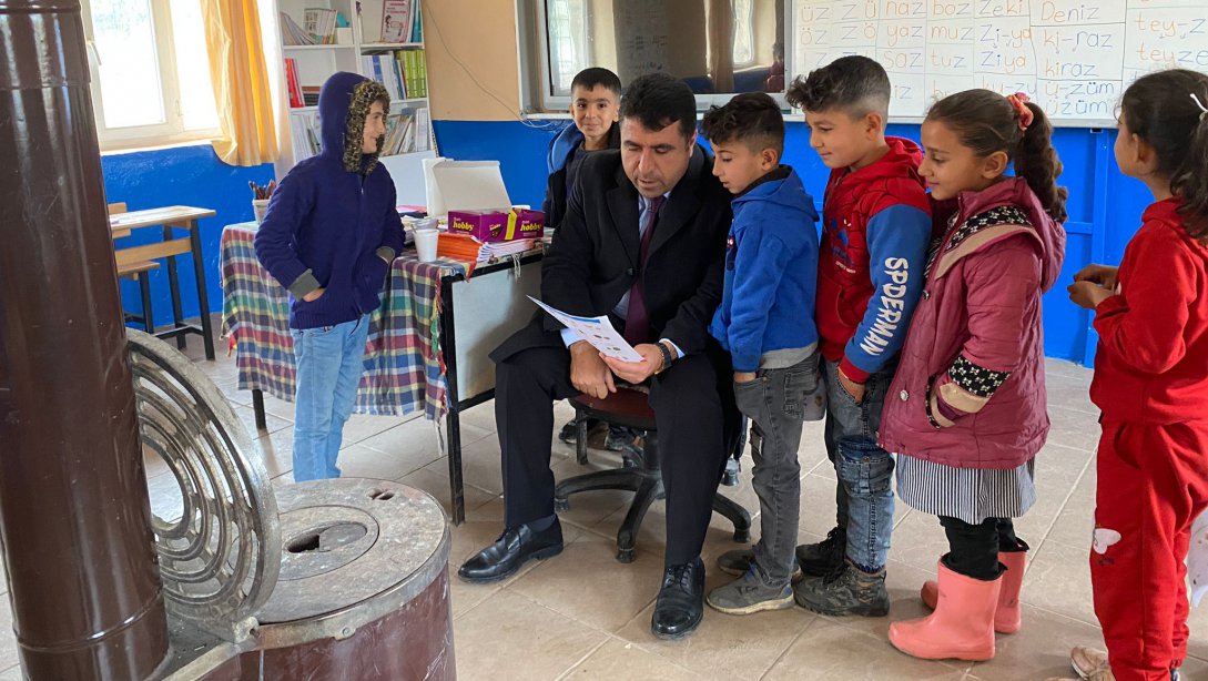 Milli Eğitim Müdürü Faysel POLAT Çakıllı İlkokulu'nu ziyaret etti.