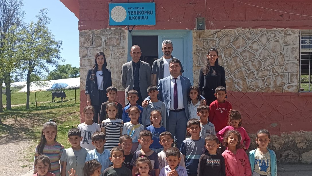 İlçe Milli Eğitim Müdürümüz  Faysel POLAT, Aydemir İlkokulu ve Yeniköprü İlkokulu'nu ziyaret etti. 