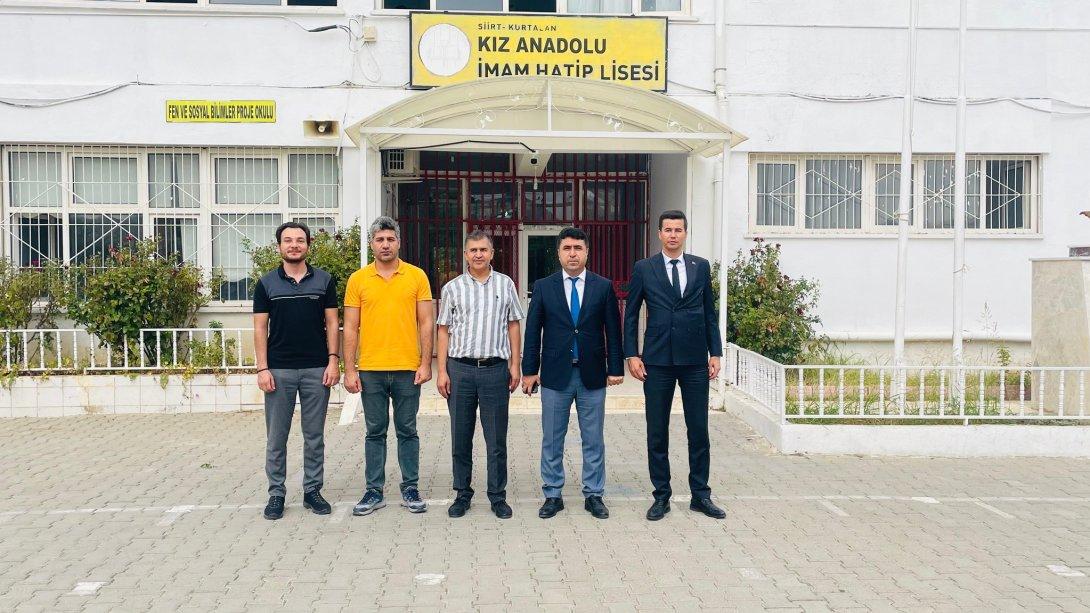 İlçe Millî Eğitim Müdürü Faysel Polat'tan Okul Ziyaretleri