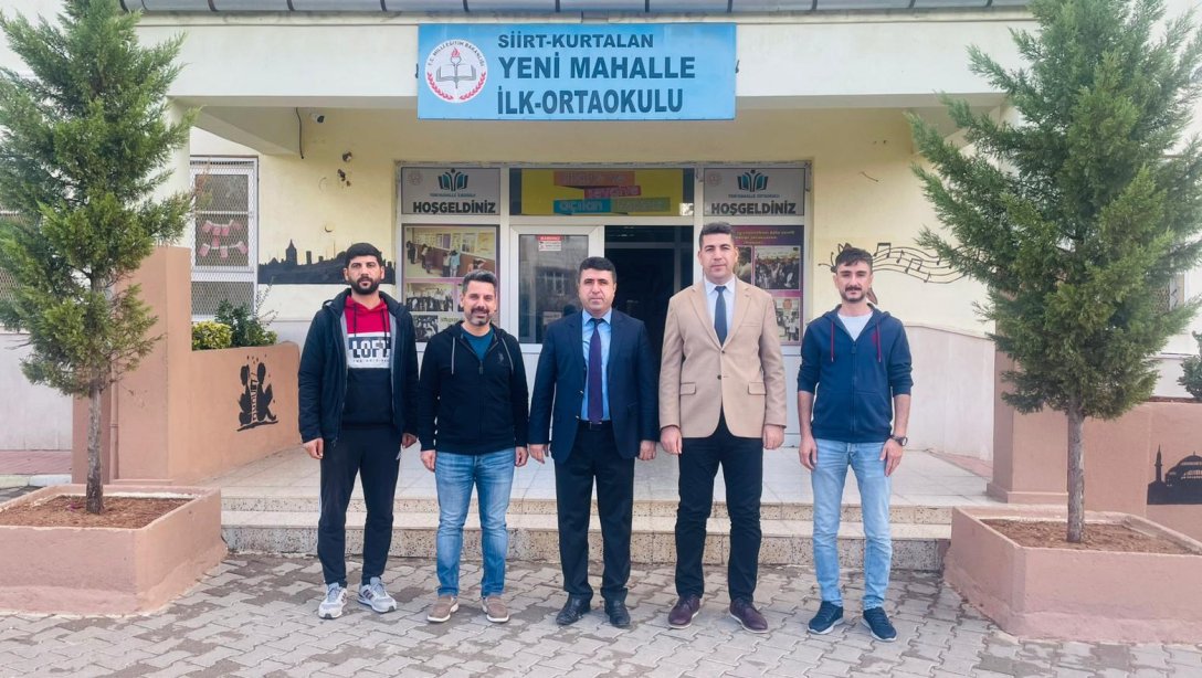 İlçe Milli Eğitim Müdürümüz Sayın Faysel Polat'tan Yenimahalle İlk-Ortaokuluna Ziyaret