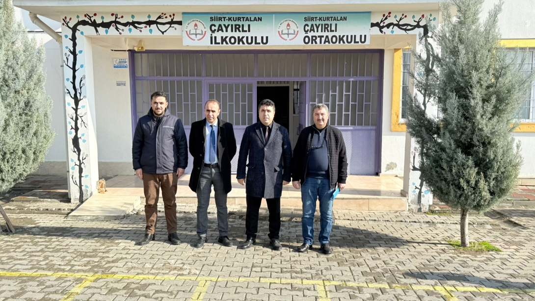 İlçe Milli Eğitim Müdürü Faysel Polat, Çayırlı İlk/Ortaokulu'nu Ziyaret Etti