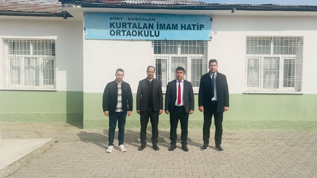 İlçe Milli Eğitim Müdürü Faysel Polat'tan Kurtalan İmam Hatip Ortaokulu'na Ziyaret